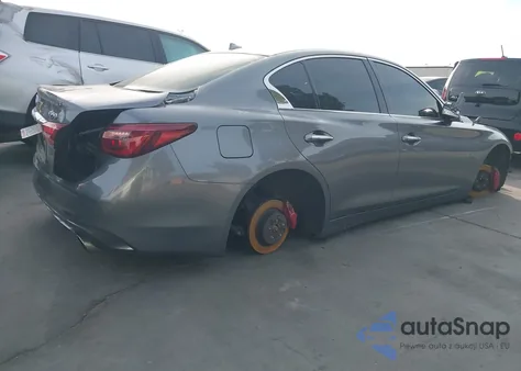 2020 Infiniti Q50 Red Sport 400 z USA, uszkodzony, nr VIN JN1FV7AP1LM630416